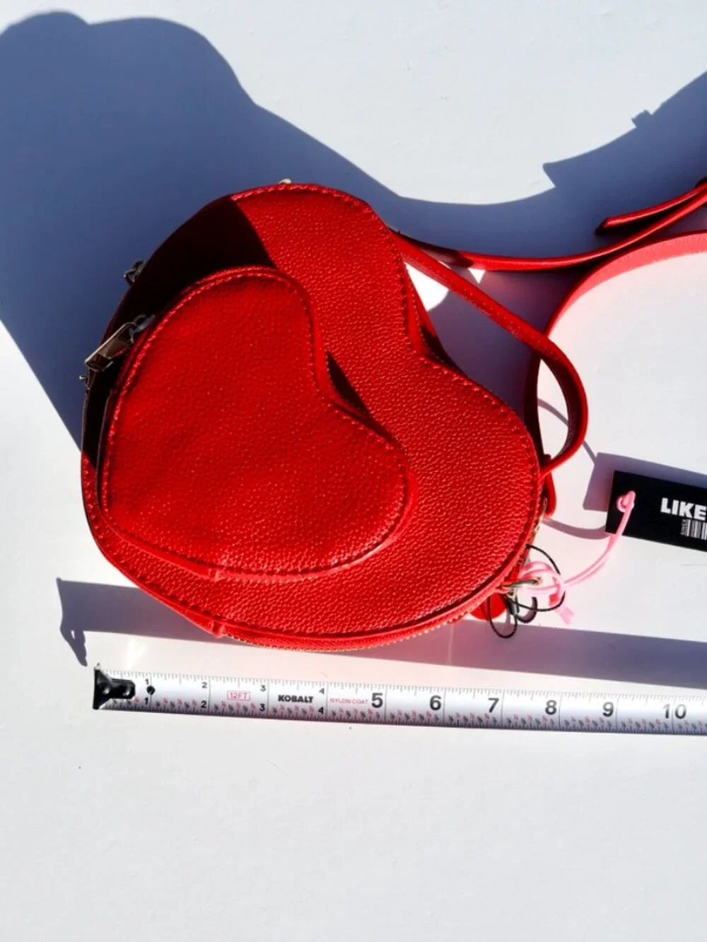 NWT Like Dreams Red Heart Crossbody Bag - Picture 5 of 8